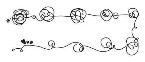 hand drawn of tangle scrawl sketch. Abstract scribble, Vector illustration.