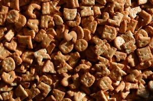 Pattern of many cracker letters photo
