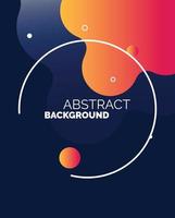 Gradient abstract shapes cover collection vector