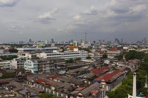 vista de la ciudad de bangkok foto