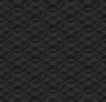 patrón de papel transparente poligonal negro con triángulos. textura geométrica repetitiva oscura con efecto de superficie extruida. Ilustración de vector 3d para fondo, papel tapiz, textil interior, papel de regalo
