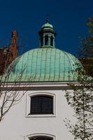 Gothic style architecture of the St. Mary's Church photo