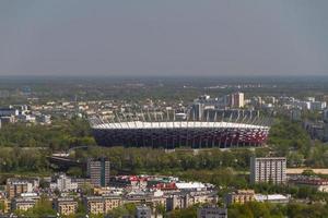 varsovia, polonia, 2022 - estadio nacional en varsovia foto