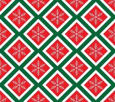 Christmas seamless geometric pattern with rhombs and snowflakes. Perfect for wrapping paper, fabric print, greeting cards design vector