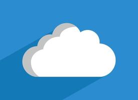 cloud vector design illustration isolated on white background