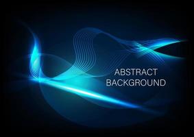 blue light futuristic abstract wave line, smooth pattern, communication data technology curve concept, Internet network. vector