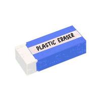 Vector colorful illustration of Plastic Eraser isolated on white background