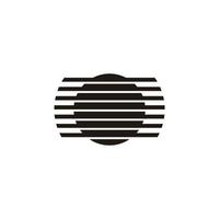 Sun logo modern vector
