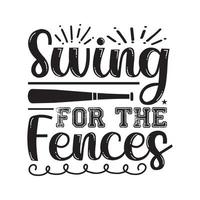 Swing for the Fences vector