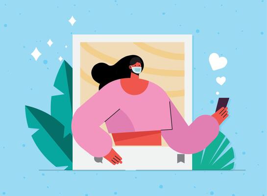 Woman in picture