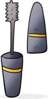 doodle character cartoon mascara vector