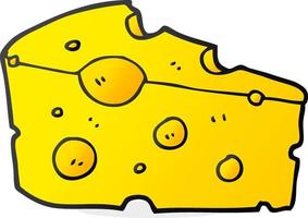 doodle character cartoon cheese vector