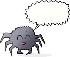 doodle character cartoon spider vector