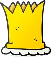 doodle character cartoon crown vector