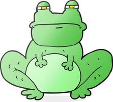 doodle character cartoon frog vector