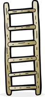 doodle character cartoon ladder vector