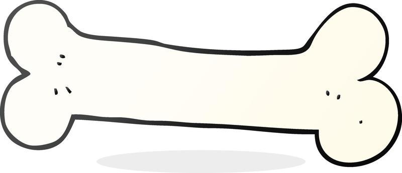 doodle character cartoon bone