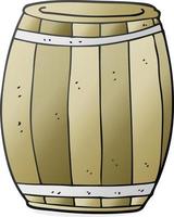 doodle character cartoon barrel vector