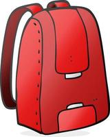 doodle character cartoon bag vector