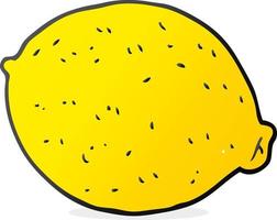 doodle character cartoon lemon vector