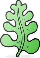 doodle character cartoon leaf vector