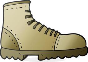 doodle character cartoon boot vector