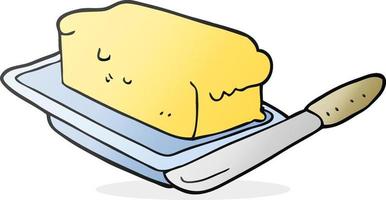 doodle character cartoon butter vector