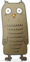 doodle character cartoon owl vector