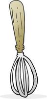 doodle character cartoon whisk vector