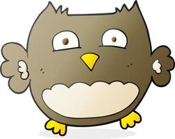 doodle character cartoon owl vector