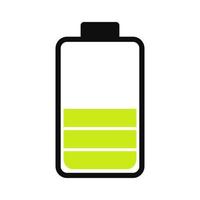 Battery charge status . Icon phone battery energy levels and power indicator. Recharge battery electricity . Accumulator smartphone load interface and progress bar generation vector