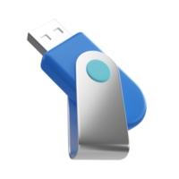 Flash Drive 3D Illustration Icon png