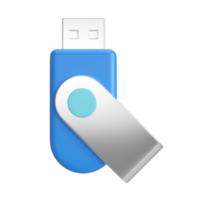 Flash Drive 3D Illustration Icon png