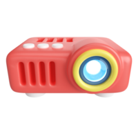 icono de ilustración 3d del proyector png