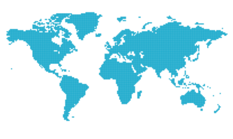 modèle de carte du monde avec les continents, l'amérique du nord et du sud, l'europe et l'asie, l'afrique et l'australie png