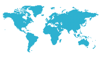 plantilla de mapa mundial con continentes, américa del norte y del sur, europa y asia, áfrica y australia png