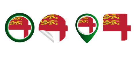 ilustração de símbolo de ícone plano de bandeira sark png