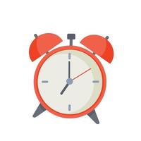 Alarm. Get up early. Vector cartoon illustration