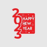 happy new year 2023 vector