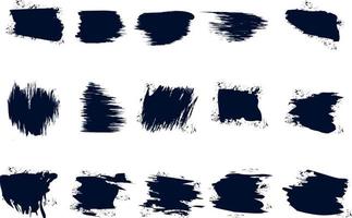 black brush design vector