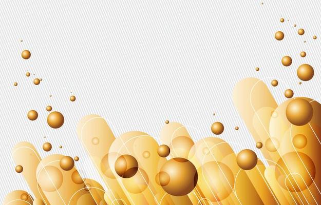 Abstract White and Gold Background