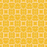 yellow nature ornament seamless pattern vector