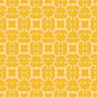 yellow nature ornament seamless pattern vector