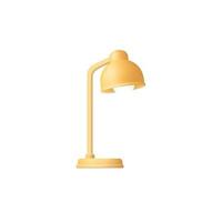 3d sitting lamp vector design