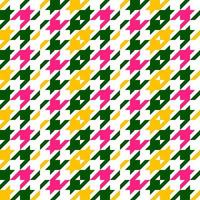 beautiful seamless geometric pattern with houndstooth vector