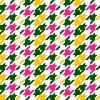 beautiful seamless geometric pattern with houndstooth vector