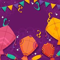 Events Makar Sankranti Background vector