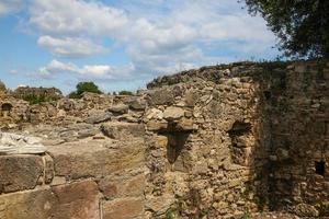 Side ruins view photo