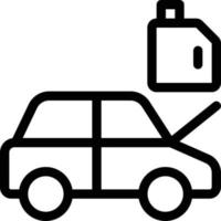 Ilustración de vector de aceite de coche en un fondo. Símbolos de calidad premium. Iconos vectoriales para concepto y diseño gráfico.