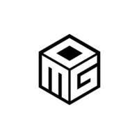 MGD letter logo design with white background in illustrator. Vector logo, calligraphy designs for logo, Poster, Invitation, etc.